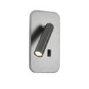 Italux WL-83957-1-GR LED Spot-Wandleuchte Doria | 8W LED | 559lm | 3000K
