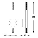 Zuma Line 003064-009129 LED Wandleuchte ONE integrierte LED-Quelle