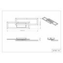Globo 67381-16 LED Deckenleuchte WILTON  | 16W integrierte LED-Quelle | 1070lm | 3000/4000/6000K