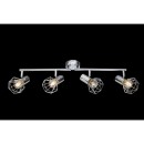 Globo 54802-4 Wand- oder Deckenleuchte Xara I 4x40W | E14 - chrom