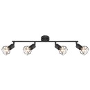 Globo 54802S-4 Deckeneinbauleuchte Xara 4x40W | E14 - schwarz
