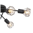 Globo 54802S-6 Deckeneinbauleuchte Xara 6x40W | E14 - schwarz