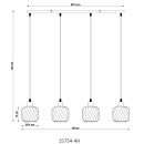 Globo XIA 15754-4H Pendelleuchte E27