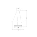 Globo 48046H1 LED Pendelleuchte ZARA  | 30W integrierte LED-Quelle | 1900lm | 3000K