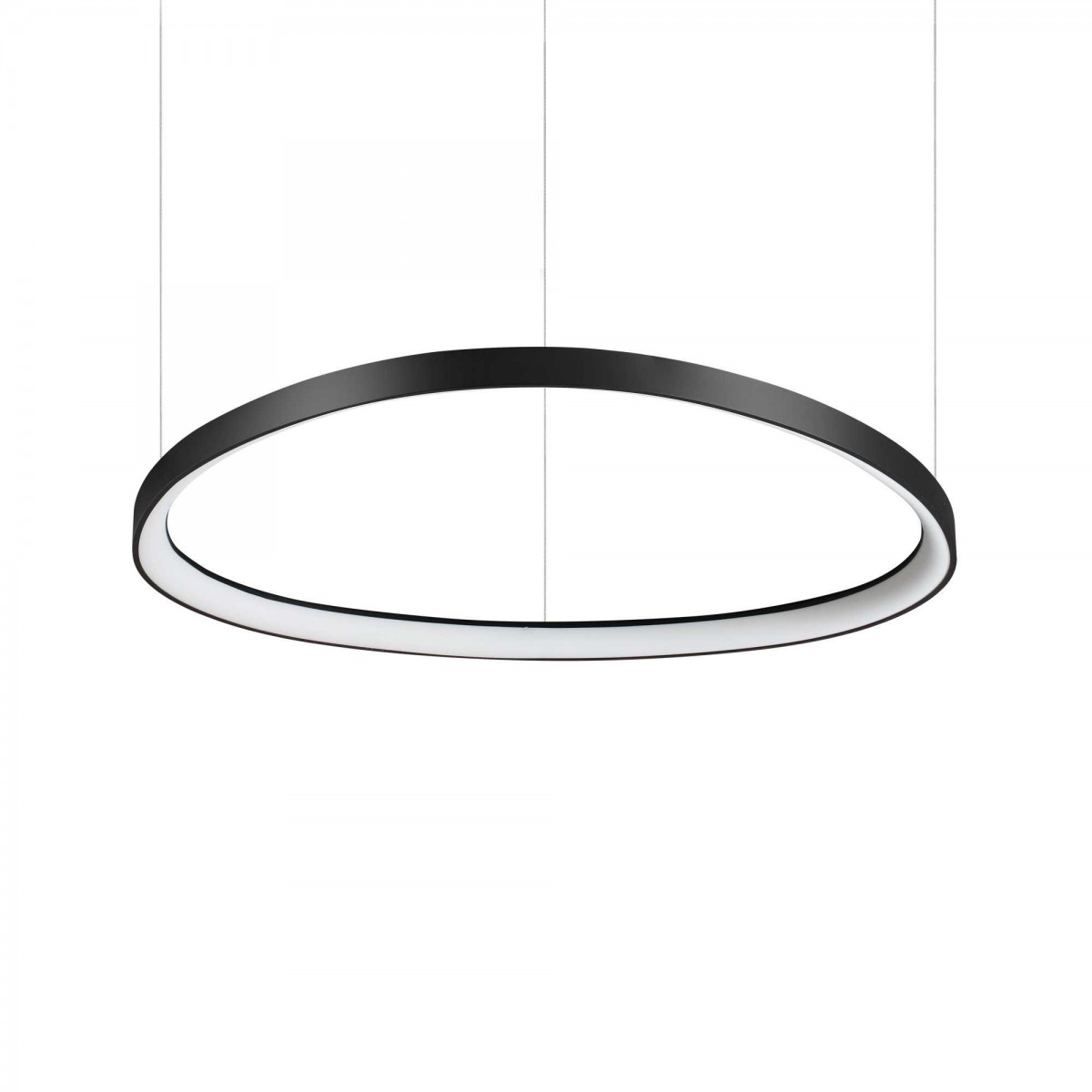 Ideal Lux 247281 LED Hängende Deckenleuchte Gemini 1x60w | 6200lm | 3000k -  schwarz