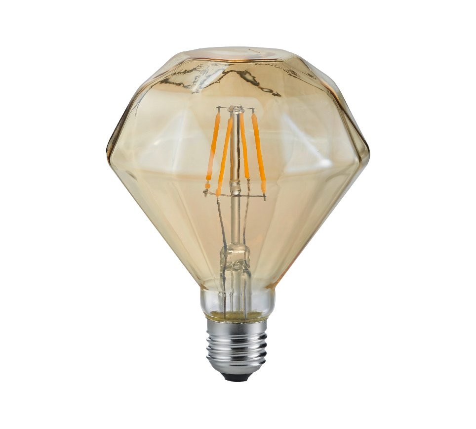 TRIO 902-479 320L | E27 | Lampe Diamond - Design 2700K Bernstein | 1x4W LED