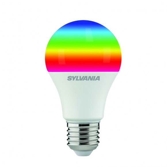 Sylvania 0028901 Intelligente LED- Lampe 1x8,5W | E27 | 806lm | 2700-6500K | RGB - dimmbar, WLAN, weiß