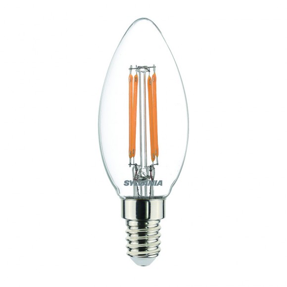 Sylvania 0029373 LED-Glühlampe 1x4,5W | E14 | 470lm | 2700K - klar