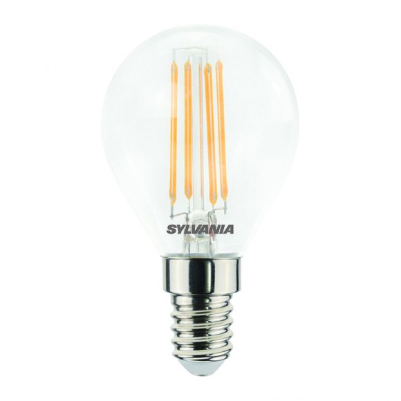 Sylvania 0029502 LED-Glühlampe 1x4,5W | E14 | 470lm | 2700K - klar