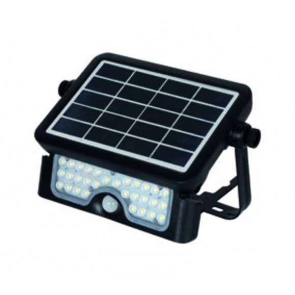 Sylvania 0054046 LED Solarleuchte mit Bewegungssensor Gizmo 1x5W | 450lm | 4000 K | IP65 - schwarz
