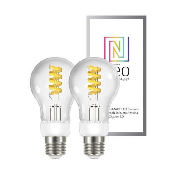 Immax Neo 07089B LED 2er Set Leuchtmitteln 2x5W | E27 | 3000 6000K - dimmbar, mit veränderbarer weißer Lichtfarbe