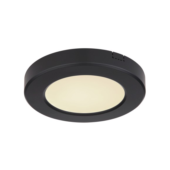 Globo 12379-6B LED Deckenleuchte Lasse 1x6W | 400lm | 3000-4000-6500K - schwarz