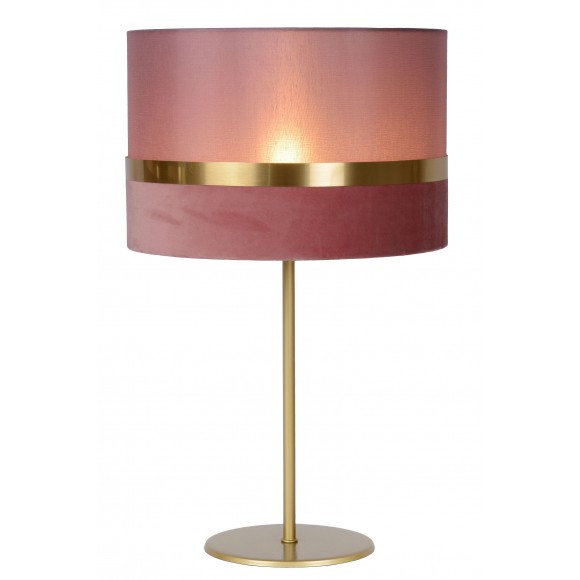 Lucide 10509/81/66 EXTRAVAGANZA TUSSE Tischleuchte H500mm | 1xE14 - Rosa, Gold