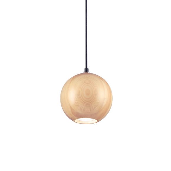 Ideal Lux 140995 Pendelleuchte Mr Jack 1x28W | GU10 | IP20 - Holz