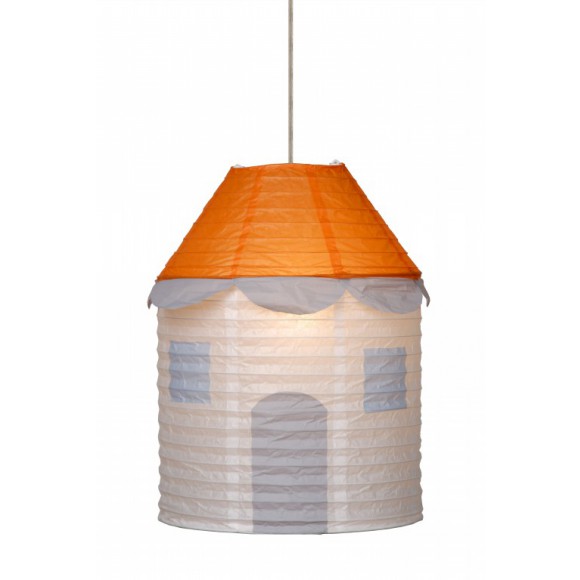 Kinderhängeleuchte Lucide House 1x60W E27 - fröhlich
