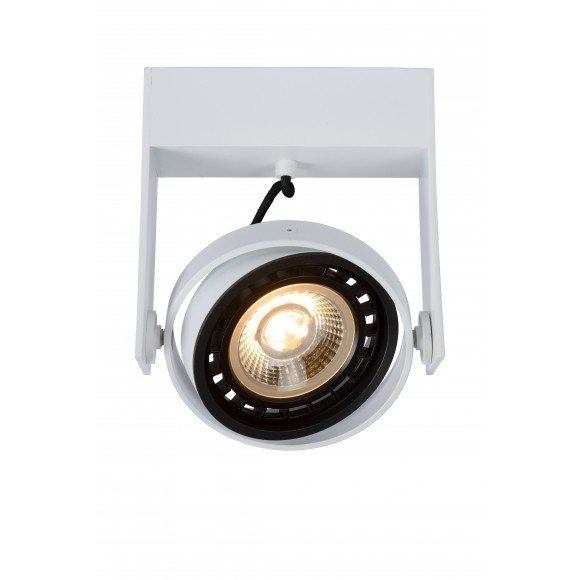 Lucide 22969/12/31 Spotleuchte Griffon 1x12w | LED GU10 | 820lm | 2200k / 3000k - inkl. Lampe, weiß, einstellbar, dimmbar, CCT