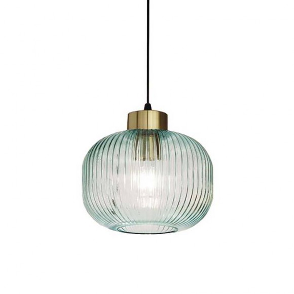 Ideal Lux 237428 Decken Kronleuchter Mint 60W | E27 - rauchglas, grün