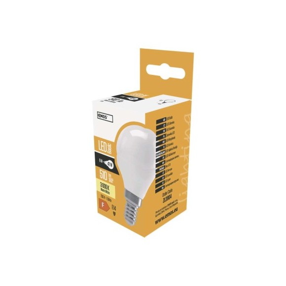 EMOS ZL3904 LED Lampe Basic | 6W E14 | 510lm | 3000K