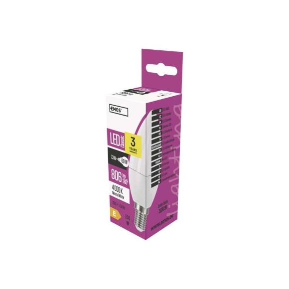EMOS ZQ3231 LED Lampe Classic | 7,3W E14 | 806lm | 4000K