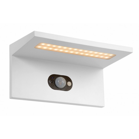 LED Außenwandleuchte Ti-Solar-LED 1x3W - mit Bewegungssensor und Sensor Tag/Nacht