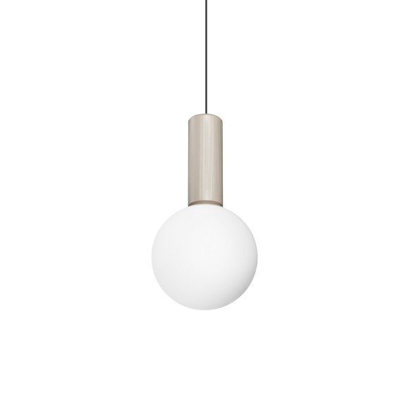 Ideal lux 349190 LED Pendelleuchte ODEON  | 8W integrierte LED-Quelle | 680lm | 3000K | Seilleuchte | weiß
