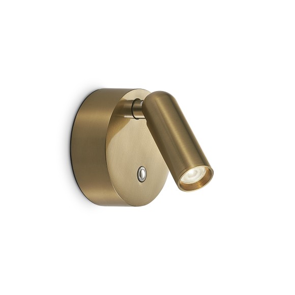 Ideal lux 350264 LED Spot-Wandleuchte BEAN  | 3W integrierte LED-Quelle | 180lm | 3000K | mit Schalter | bronze