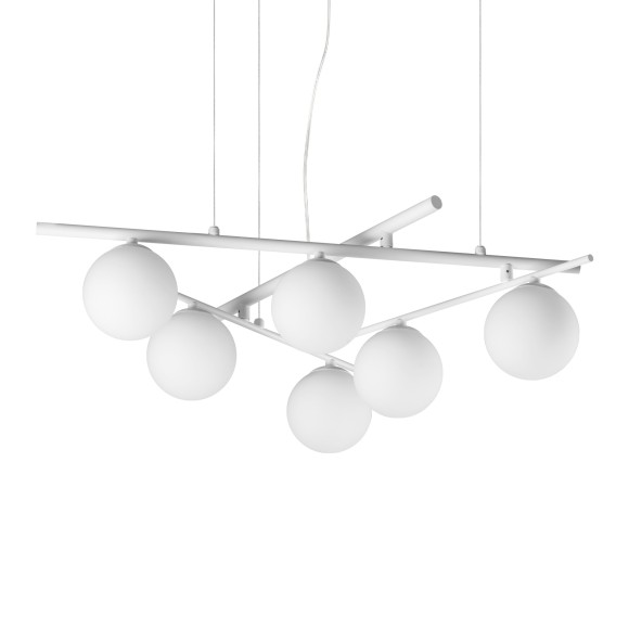 Ideal lux 352053 Pendelleuchte ATLAS  G9 | Seilleuchte | weiß