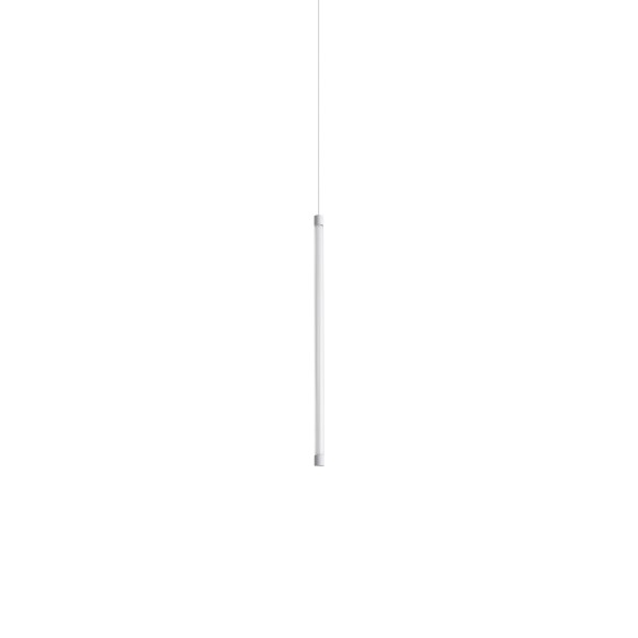 Ideal lux 352664 LED Pendelleuchte TUBIX  | 8W integrierte LED-Quelle | 740lm | 3000K | Seilleuchte | weiß