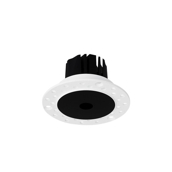 Ideal lux 356129 LED Einbauleuchte INFINITY  | 7W integrierte LED-Quelle | 270lm | 3000K | schwarz