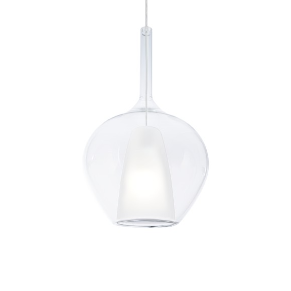 Ideal lux 359571 Pendelleuchte KALIQUE E27 | verstellbar | Seilleuchte | weiß
