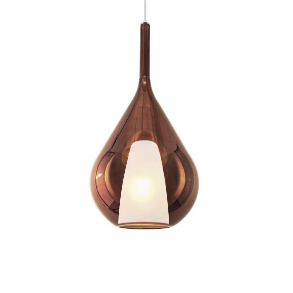 Ideal lux 359779 Pendelleuchte KALIQUE E27 | verstellbar | Seilleuchte | kupfer