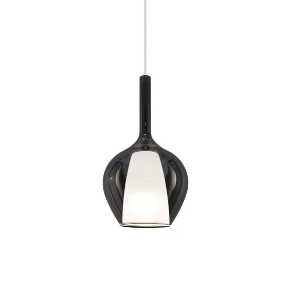 Ideal lux 359861 Pendelleuchte KALIQUE E27 | verstellbar | Seilleuchte | schwarz