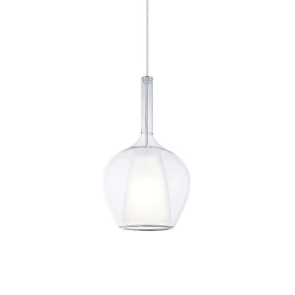 Ideal lux 359939 Pendelleuchte KALIQUE E27 | verstellbar | Seilleuchte | weiß