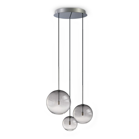 Ideal lux 364834 Pendelleuchte EQUINOXE  G4 | verstellbar | Seilleuchte | schwarz