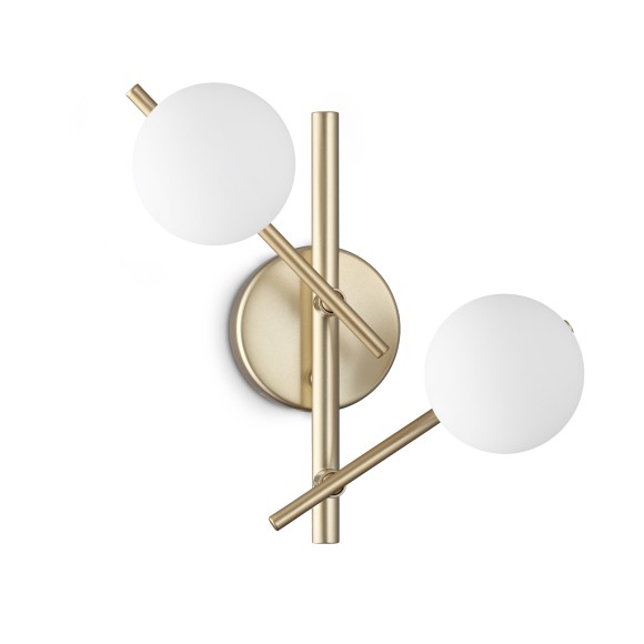 Ideal lux 365084 Wandleuchte ATLAS  G9 | gold