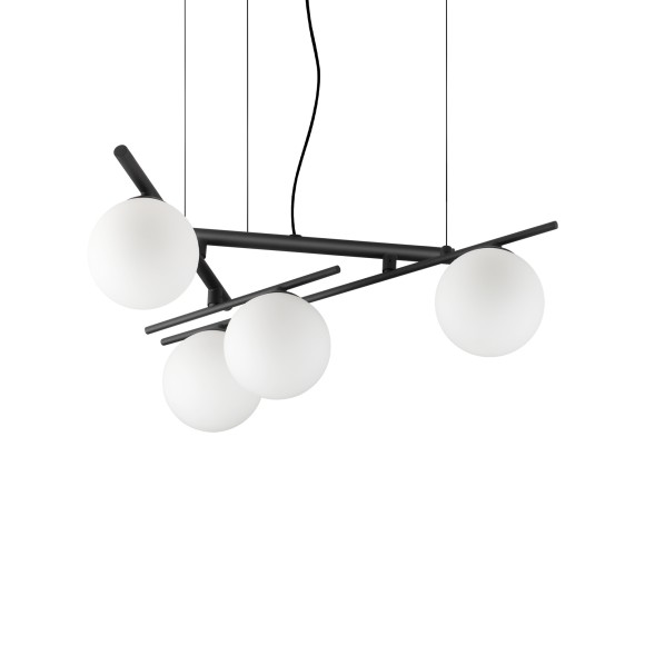 Ideal lux 365091 Pendelleuchte ATLAS  G9 | verstellbar | Seilleuchte | schwarz