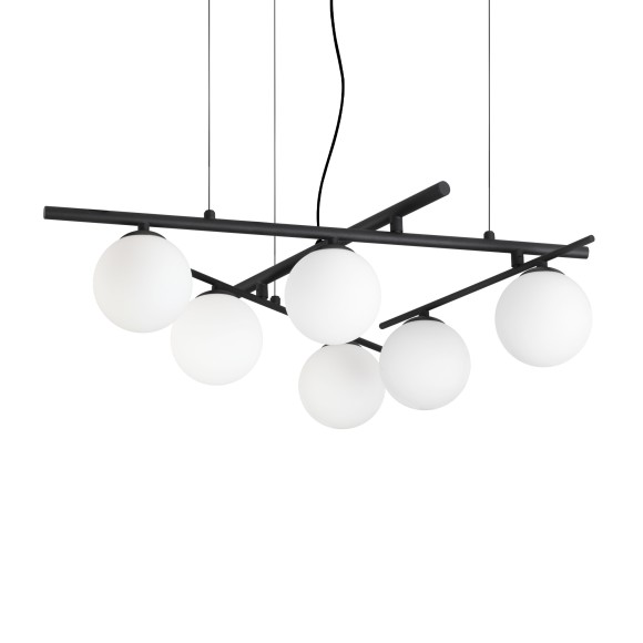 Ideal lux 365114 Pendelleuchte ATLAS  G9 | verstellbar | Seilleuchte | schwarz