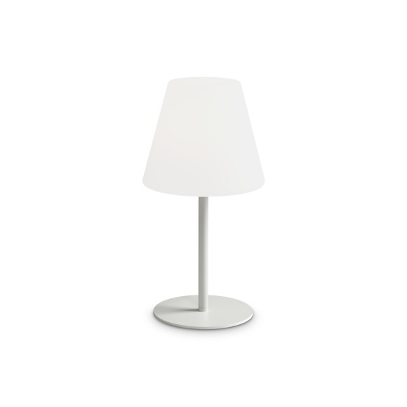 Ideal lux 365756 Tischlampe für den Außenbereich ARCADIA  E27 | mit Schalter | weiß