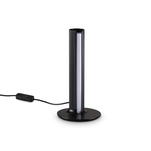 Ideal lux 366081 LED Tischlampe DORICA  | 8W integrierte LED-Quelle | 250lm | 3000K | mit Schalter | schwarz
