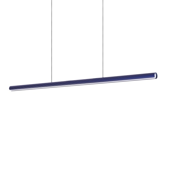 Ideal lux 366425 LED Pendelleuchte DORICA  | 35W integrierte LED-Quelle | 1120lm | 3000K | verstellbar | Seilleuchte | blau