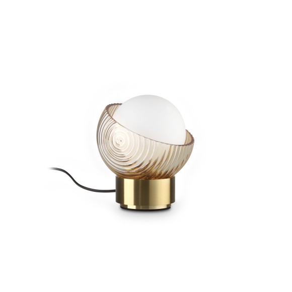 Ideal lux 366500 Tischlampe BLOOM  G9 | mit Schalter | bronze