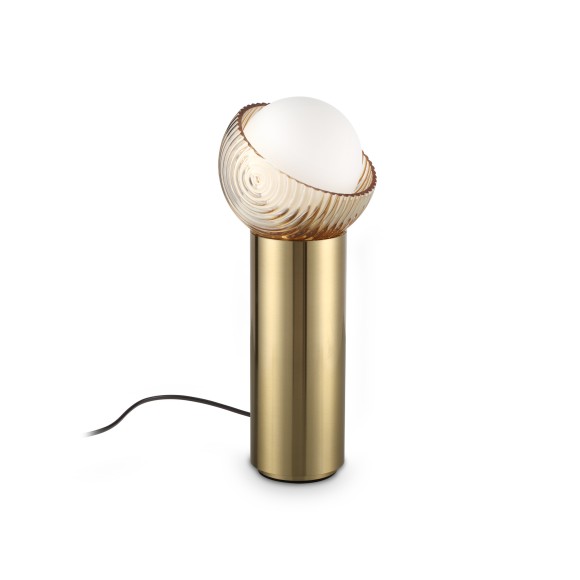 Ideal lux 366524 Tischlampe BLOOM  G9 | mit Schalter | bronze