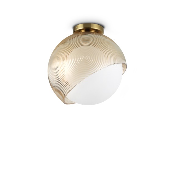 Ideal lux 366593 Deckenleuchte BLOOM  E27 | bronze
