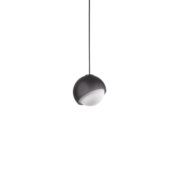 Ideal lux 366654 Pendelleuchte BLOOM  E27 | verstellbar | Seilleuchte | schwarz