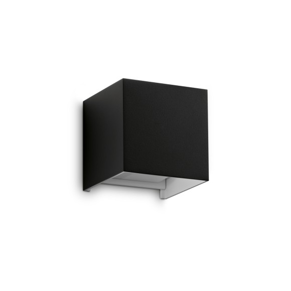 Ideal lux 366845 LED Außenwandleuchte ATOM  | 12W integrierte LED-Quelle | 700lm | 4000K | schwarz