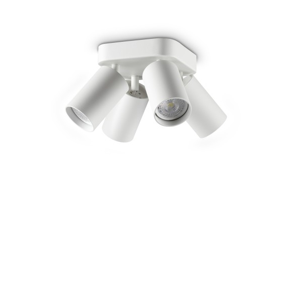 Ideal lux 367439 Spot-Deckenleuchte DYNAMITE  GU10 | weiß
