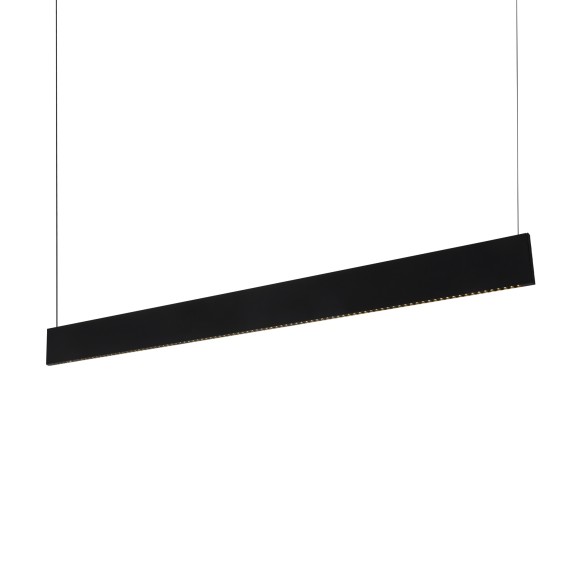 Ideal lux 368771 LED Pendelleuchte STEEL  | 24W integrierte LED-Quelle | 1120lm | 3000K | verstellbar | Seilleuchte | schwarz