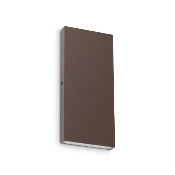Ideal lux 369396 LED Außenwandleuchte POST-IT | 6W integrierte LED-Quelle | 340lm | 3000K | braun