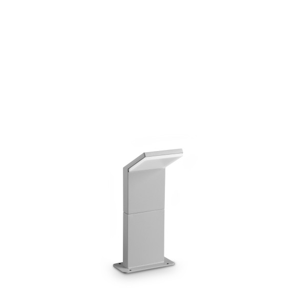 Ideal lux 369648 LED Gartenleuchte STYLE  | 9W integrierte LED-Quelle | 720lm | 3000K | grau