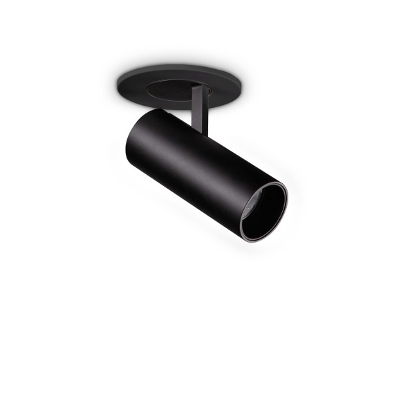 Ideal lux 370132 LED Spot-Deckenleuchte NOVA  | 6W integrierte LED-Quelle | 470lm | 4000K | schwarz